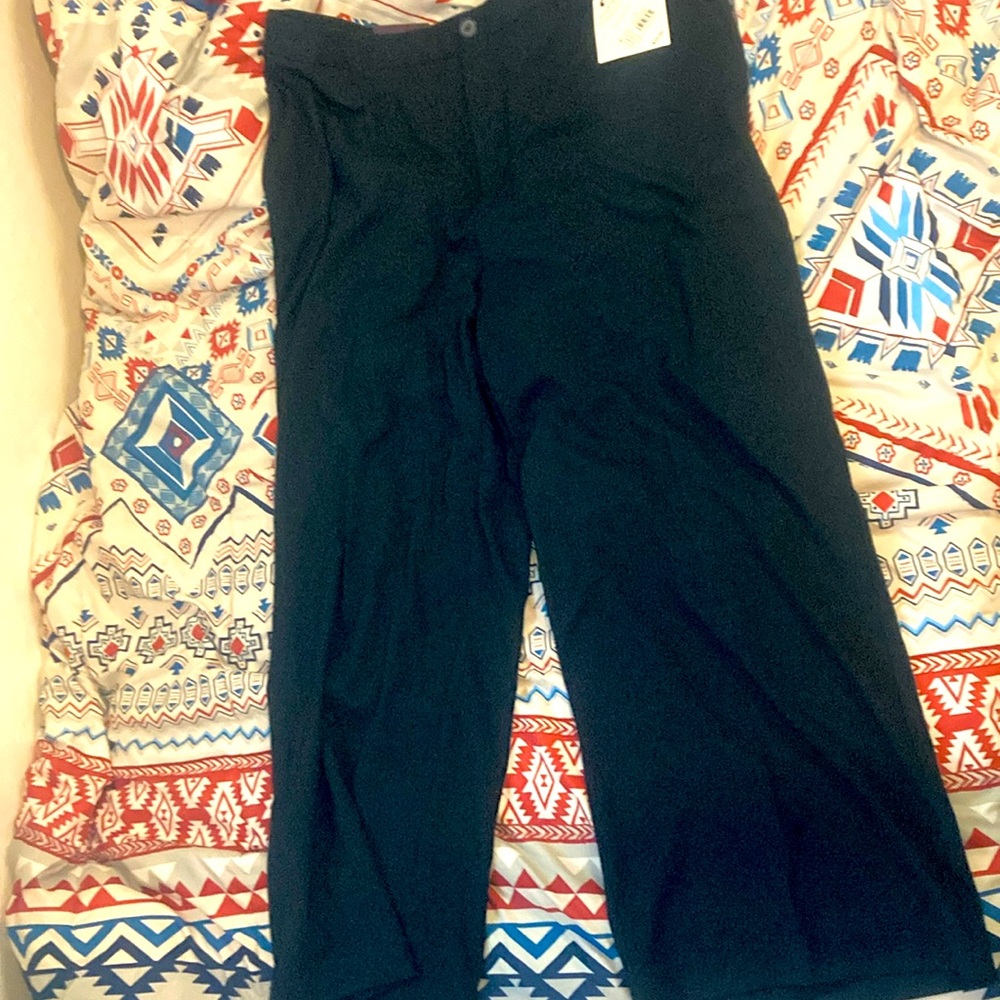 NWT AVA & VIV 18 Wide Leg Stretch No-Gap Waistband Pants 👖